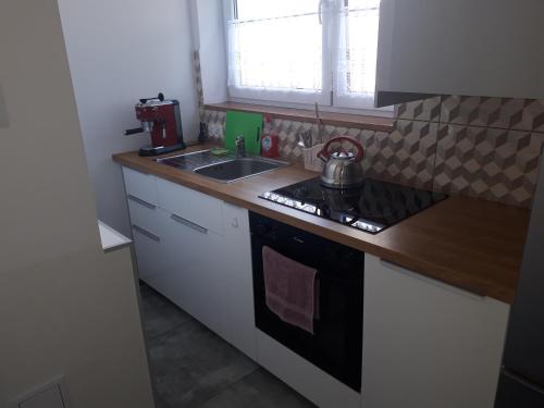 Cozinha, Apartament Gdańsk Stogi Plaża (Apartament Gdansk Stogi Plaza) in Stogi