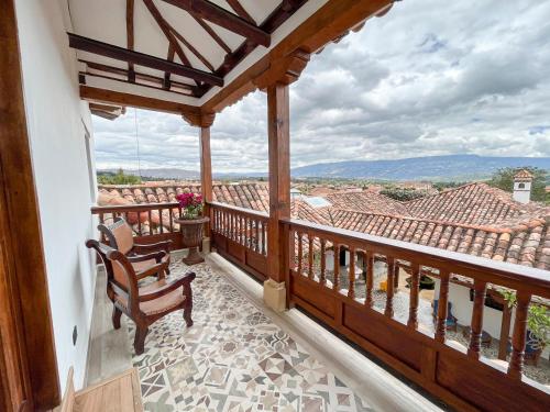 Balcony/terrace, Hotel Boutique El Carmel in Villa De Leyva