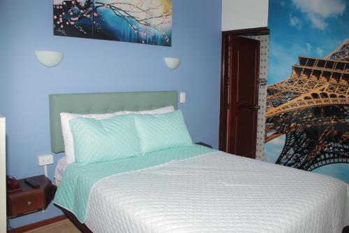 1 double bed