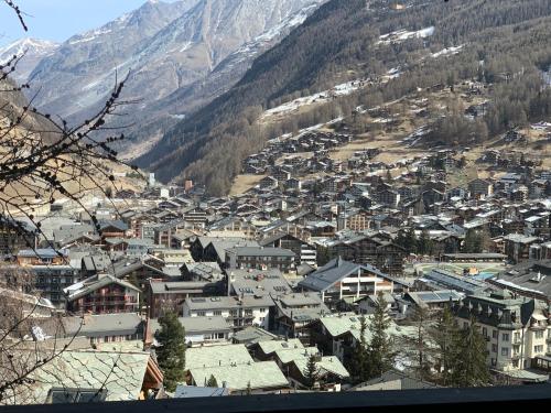 Triftbach - View over Zermatt in Zermatt, Schweiz