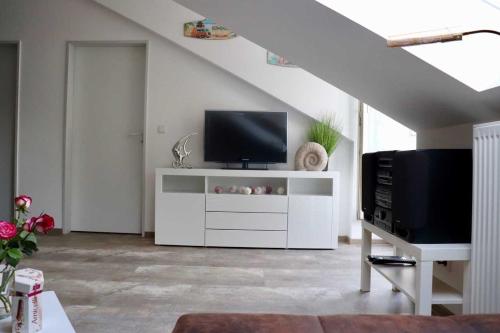 One-Bedroom Apartment with Balcony and Terrace image 8