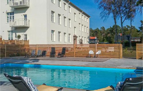 . Awesome apartment in Mrbylnga with 2 Bedrooms, Outdoor swimming pool and Heated swimming pool