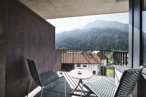 陽台/露台, Hotel Die Arlbergerin - Design & Tiroler Gemütlichkeit (Hotel Die Arlbergerin - Design & Tiroler Gemutlichkeit) in 聖 安東 艾爾博格
