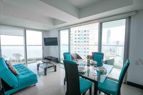 Apartamento Bocagrande Vista al Mar Piso 21 Cartagena