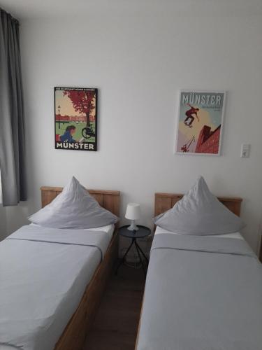Pension Asche Room Type - Twin Room with Private External Bathroom