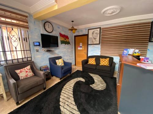 Lobby, Bays Lodge, Accra in Sakumono