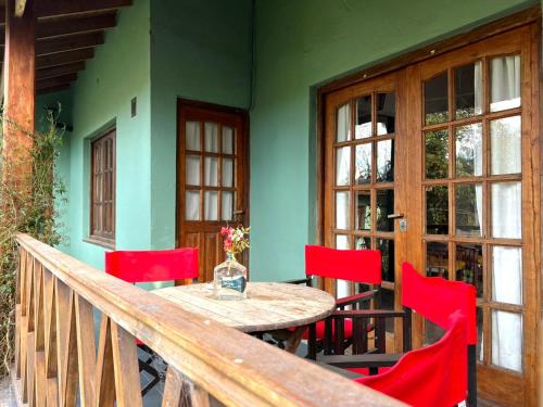Balcony/terrace, ENCANTO DEL BOSQUE Casa Bosque Peralta Ramos near Pizzaman