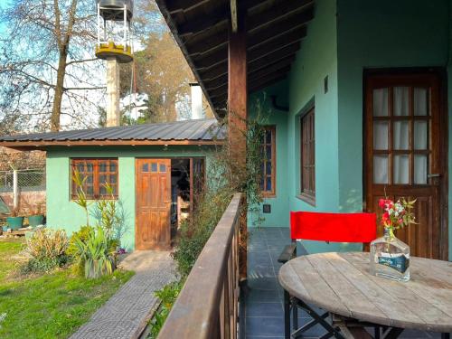 Balcony/terrace, ENCANTO DEL BOSQUE Casa Bosque Peralta Ramos near Pizzaman