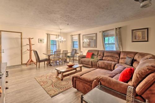 Quiet Pocono Lake House on 1 Wooded Acre with Hot Tub - main image