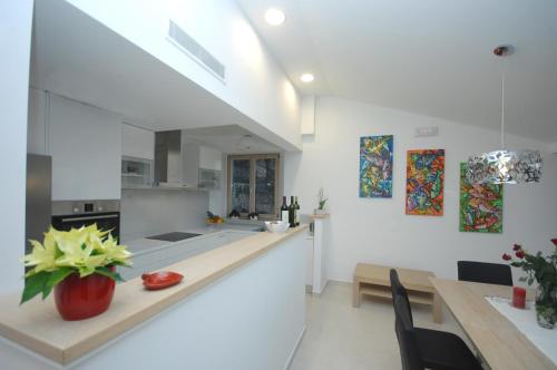 ห้องครัว, Family friendly house with a swimming pool Mlini, Dubrovnik - 12828 in ซาฟเรลเย