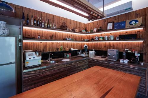 bar/salon, 小鳥敲門 Bird Villa in Okraj Shuangxi 