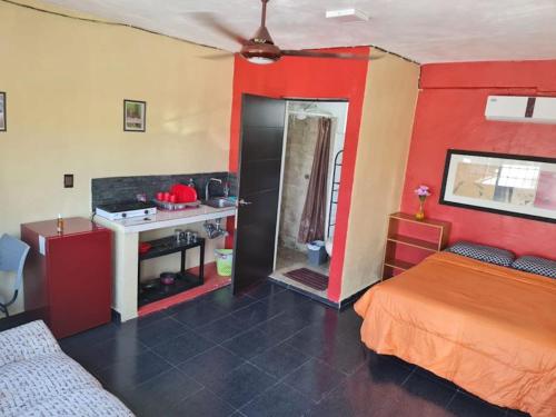 Independent Apartment Wifi A C, Stove, Refrigerator, Tv in Mérida, Mexico