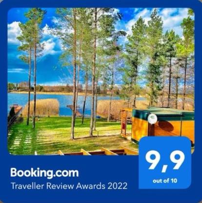 Makosieje Resort - komfortowy domek 30m od jeziora,ogrzewanie,wi-fi,widok na jezioro