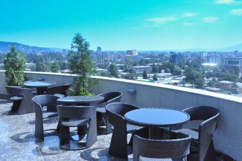 Widok, Elilly International Hotel in Addis Abeba