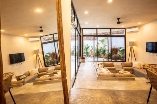 Tropical Bohemian Villa with 2 Pv Pools & Concierge in Tulum, Mexico