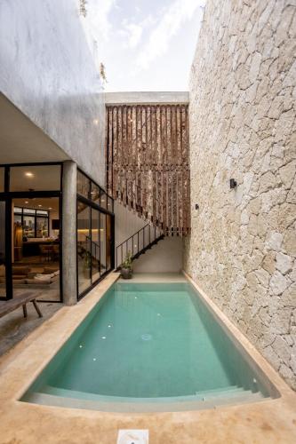 Tropical Bohemian Villa with 2 Pv Pools & Concierge in Tulum, Mexico