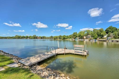 Lakefront Oasis with Boat Dock, Fire Pit, Grill