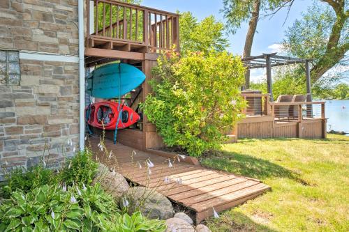 Lakefront Oasis with Boat Dock, Fire Pit, Grill