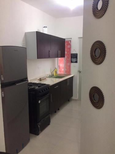 주방, Pretty Apartment HOEStel Bacaret! in 시티 센터