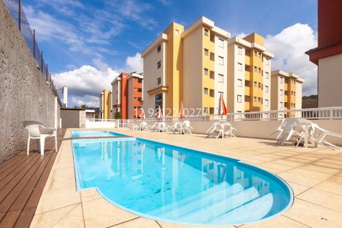Sun Way Apartamentos com piscinas e churrasqueiras - São Luiz do Paraitinga