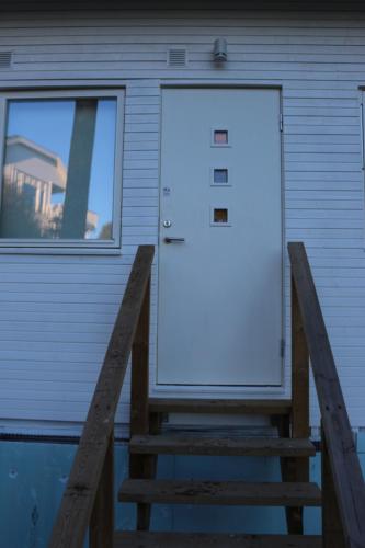 Exterior view, Nice Apartment with1 bedroom Separate living room with a sofa bed and a tiny kitchen a bathroom loca in Nordstrand