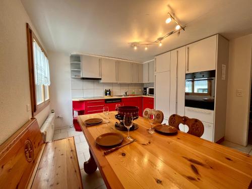 Konyha, Chalet Diana - Spacious flat - Village core - South facing - Ski-in/Ski-out in Bettmeralp