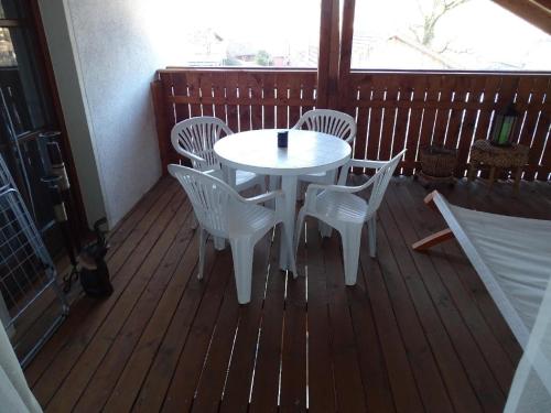 Balkon/teras, Ferienwohnung Waldweg in Grafenwiesen