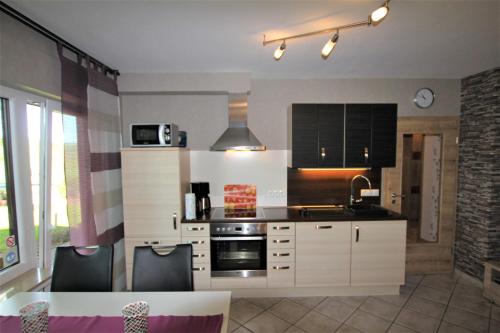 köök, Ferienwohnung Birkenhof in Volkesfeld
