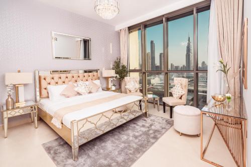 Elite Royal Apartment - Panoramic Full Burj Khalifa, Fountain & Skyline View - ACed direct connection to Dubai Mall - Governor, Dubaj (zdjęcie 7)