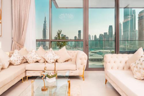 Elite Royal Apartment - Panoramic Full Burj Khalifa, Fountain & Skyline View - ACed direct connection to Dubai Mall - Governor, Dubaj (zdjęcie 4)