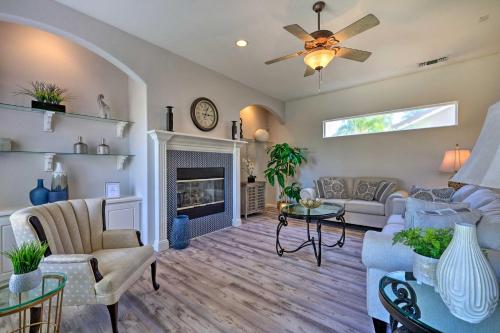 Family-Friendly Modesto Home with Grill and Yard