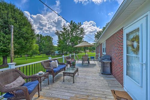 Charming Retreat on 5 Acres with Deck and Grill!