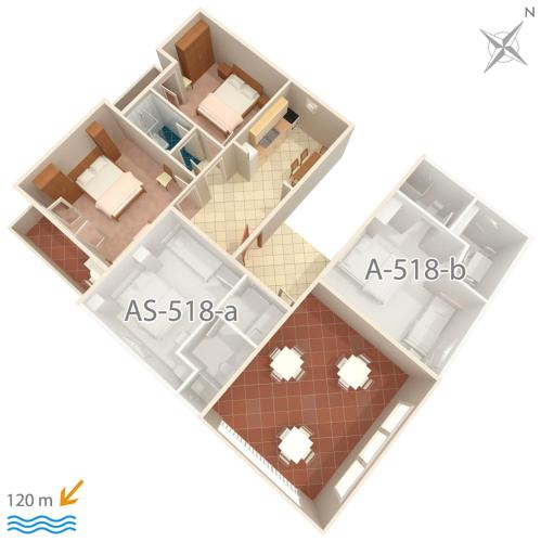 Apartment Podgora 518a Apartment Podgora 518a