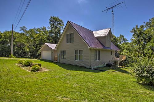 Modern Eckerty Home with Deck on Patoka Lake!