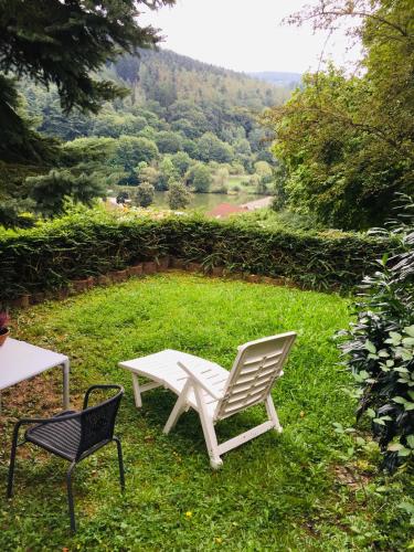 Luftkurort, Perle des Neckartals in Hirschhorn Neckar, Deutschland