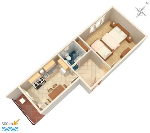 Apartment Vinisce 1165b - main image