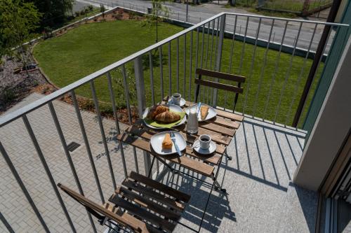 Balkons/terase, B & Bike di Ristorante Italia in Cerrina Monferrato