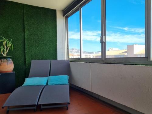 Spacieux appartement vue mer panoramique & parking, Марсель (фото 3)