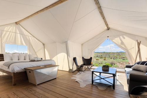 Suite Tent with Private Bathroom and Kids Tent