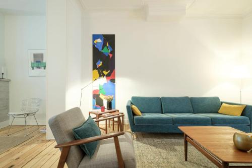 Superb 1 bedroom apartment with garden at châtelain, Bruksela (zdjęcie 3)