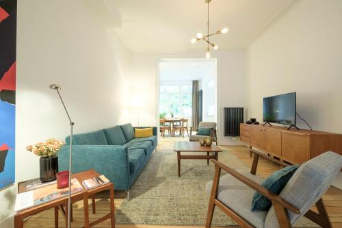 Superb 1 bedroom apartment with garden at châtelain, Bruksela (zdjęcie 2)