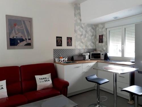 Concarneau studio avec terrasse - Location saisonnière - Concarneau