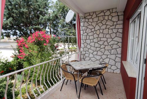 Erkély/terasz, Apartments by the sea Dramalj, Crikvenica - 2387 in Dramalj