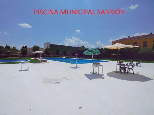 Úszómedence, Casa Rural Sarrion in Sarrion
