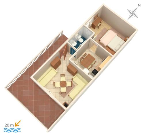 Apartments by the sea Milna Vis - 2461 - image 13