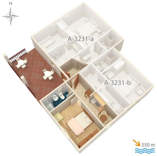 Apartment Krk 3231c - main image