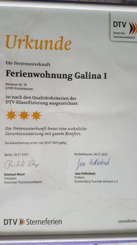 Ferienwohnung Galina 1