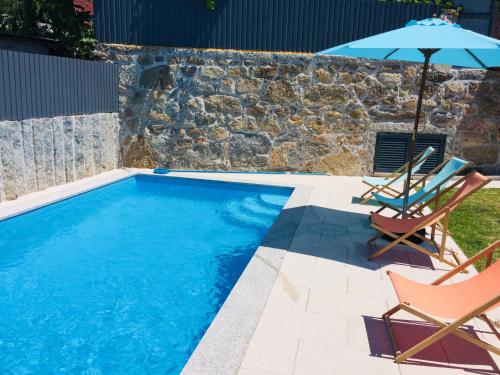 Casa da Quinta piscina privada perto Gerês