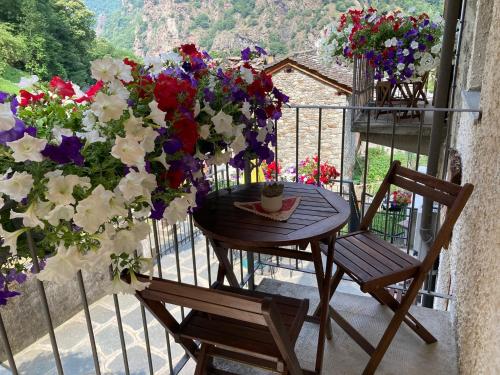 Balkons/terase, B&B Maison Vallomy in Lillianes