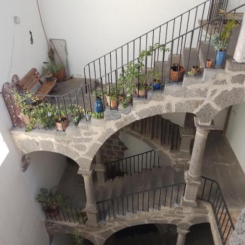 Exterior view, 3 bedroom modern apartment in historic building overlooking river herault in Agde City Center
